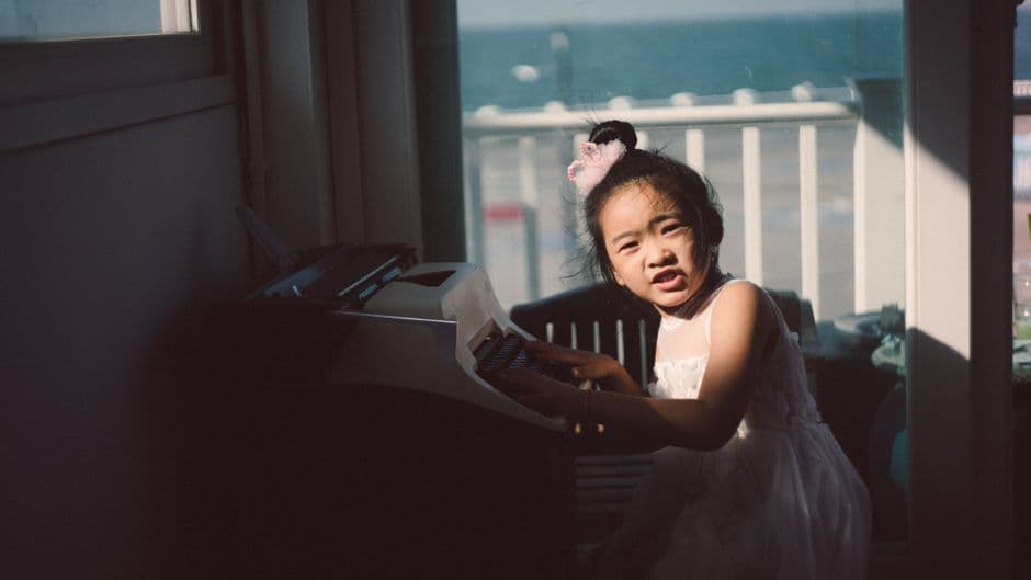 Piano student in a lesson near Duluth, GA