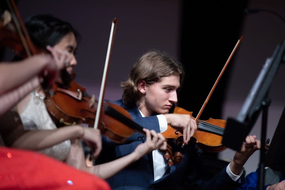 Youth string orchestra players near Marietta, GA