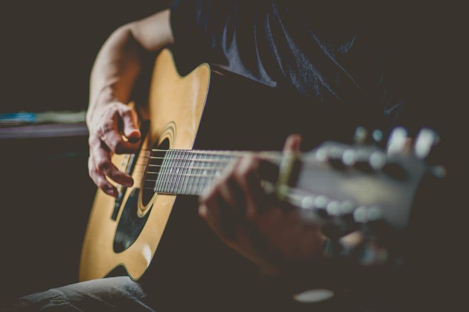 Guitarist playing, guitar lessons serving Buckhead, GA