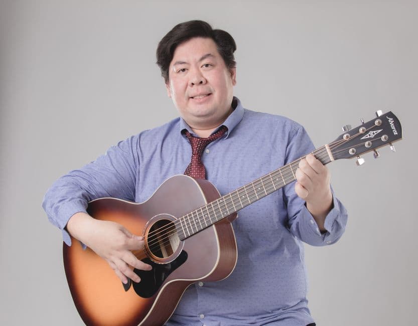 Guitarist playing, guitar lessons serving Lawrenceville, GA