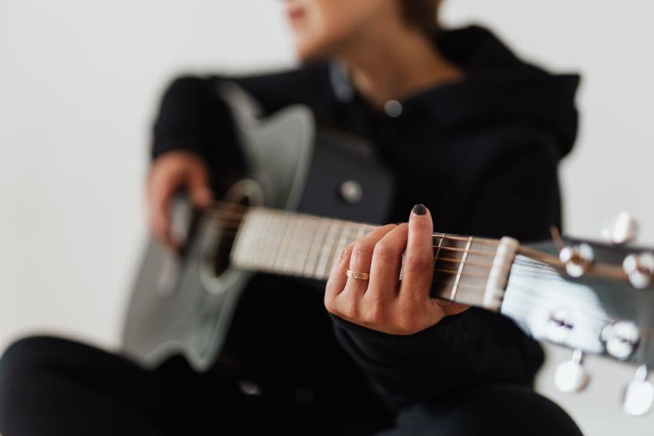 Guitarist playing, guitar lessons serving Sugar Hill, GA