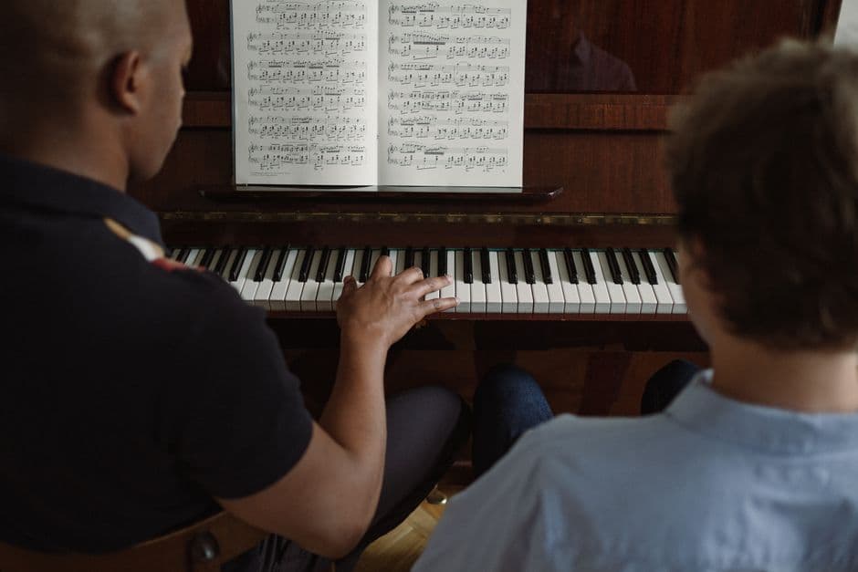 Student studying music theory near Alpharetta, GA