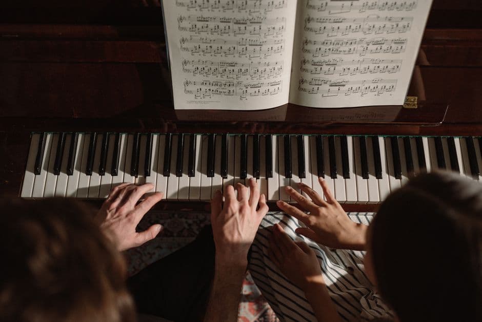 Student studying music theory near Peachtree Corners, GA