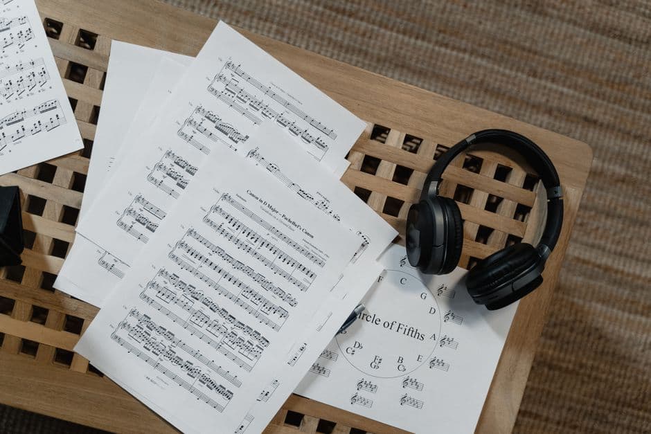 Student studying music theory near Sugar Hill, GA