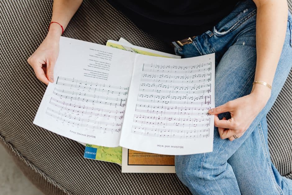 Student studying music theory near Tucker, GA