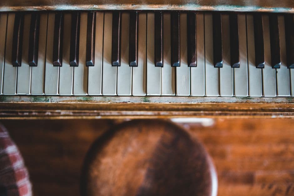 Piano keys in close up, piano lessons serving Buckhead, GA