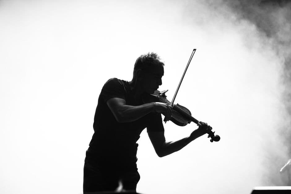 Youth string orchestra players near Peachtree Corners, GA