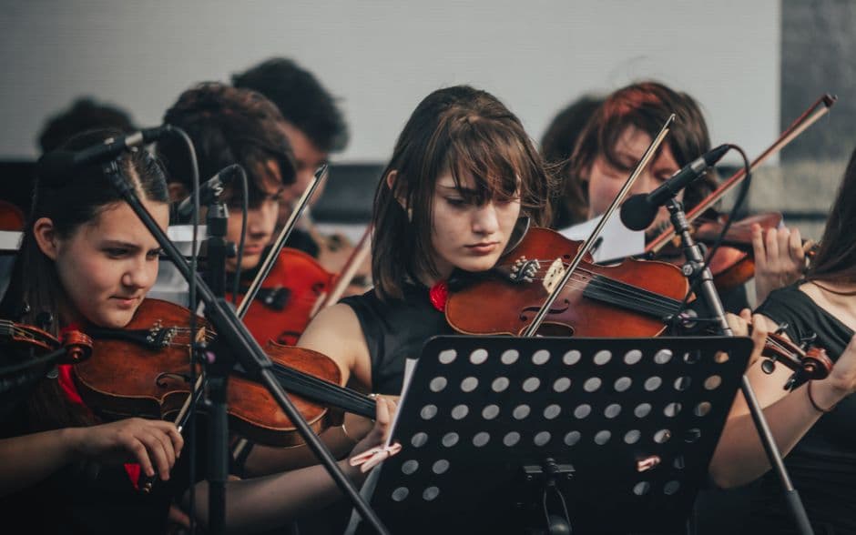Youth string orchestra players near Dunwoody, GA