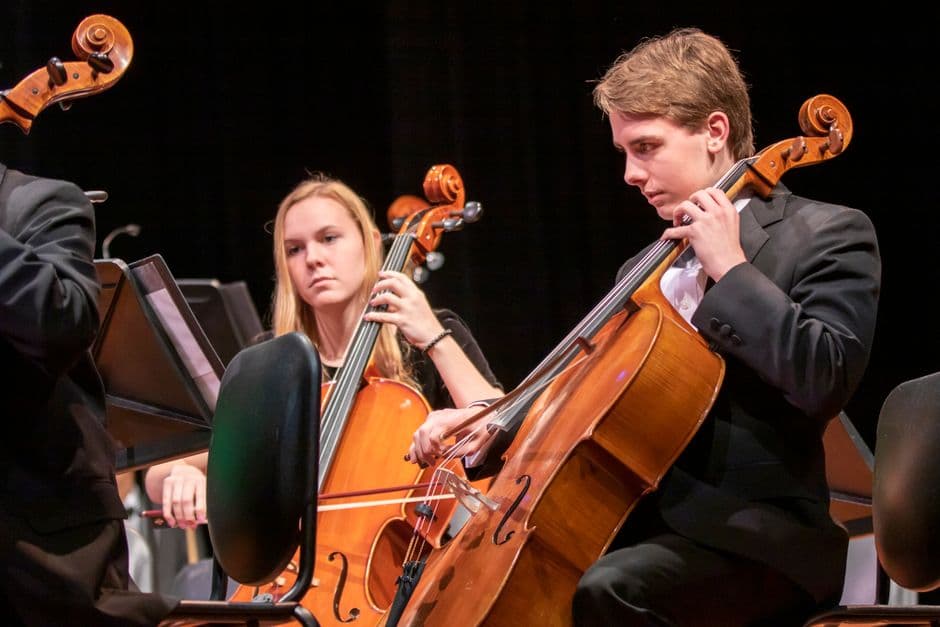 Youth string orchestra players near Johns Creek, GA